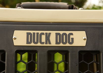 Gunner Kennel Name Plate and logo plate combo